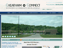 Tablet Screenshot of cheathamconnect.com